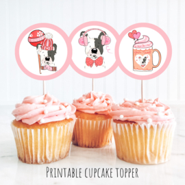 Cupcake toppers printable pawty