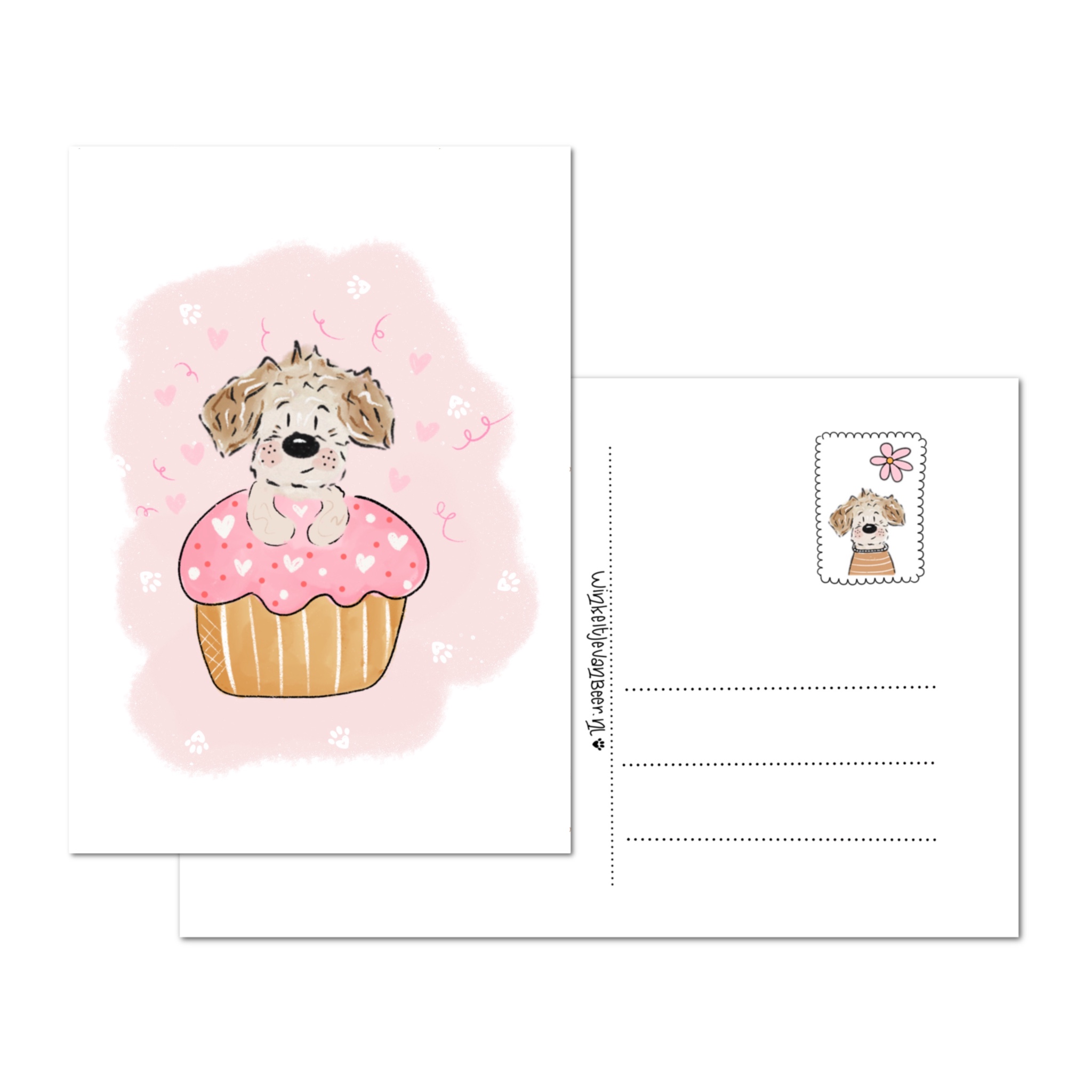 BEER CUPCAKE PINK