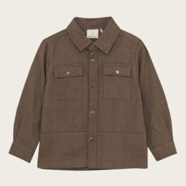 EN FANT | OVERSHIRT WOVEN | CHOCOLATE BROWN