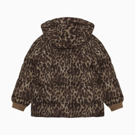 En Fant | Jacket Quilt AOP Leopard | Pine Bark