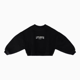 Cropped Sweater Storm | Black