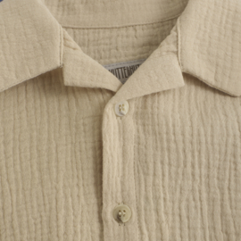HUTTELiHUT | SHIRT SS MUSLIN | IRISH CREAM