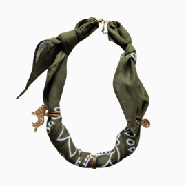 Bandana ketting | Olive