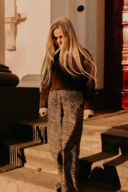 Pants Jo | Denim Leopard