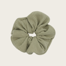 SCRUNCHIE FINE RIB OLIVE