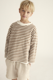 MY LITTLE COZMO | SWEATSHIRT GAEL | COFFEE