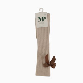 MP Denmark | Liva Knee Socks Bow |  Ecru