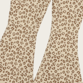 FLAREPANTS LEOPARD BEIGE