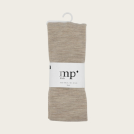 MP DENMARK | WOOL/COTTON TIGHTS | BEIGE MELANGE