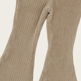 FLAREPANTS RIB BEIGE