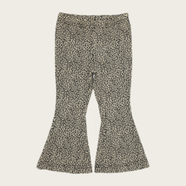 FLAREPANTS LEOPARD SAND