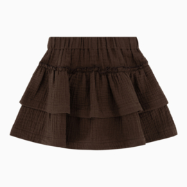Ruffle Skirt Aloha | Chocolate Brown