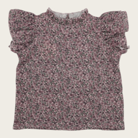 SHIRT EMMA FLOWERS MAUVE