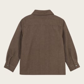 EN FANT | OVERSHIRT WOVEN | CHOCOLATE BROWN