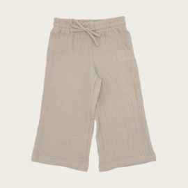 PANTS DOMINICA MOUSSELINE LIGHT BEIGE