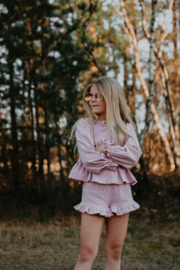 TOP KAILANI FLOWERS OLD PINK