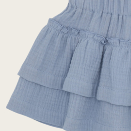 RUFFLE SKIRT ALOHA VINTAGE BLUE
