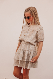 RUFFLE SKIRT ALOHA VINTAGE BLUEBERRY