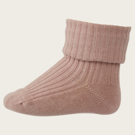 MP DENMARK | COTTON RIB SOCKS | WOOD ROSE