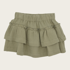 RUFFLE SKIRT ALOHA OLIVE