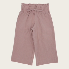 PANTS LARA WASHED COTTON OLD PINK