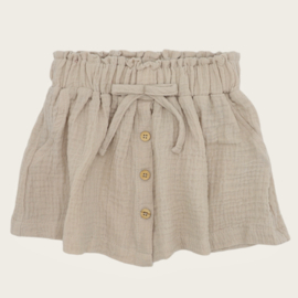 SKIRT IZZY MOUSSELINE LIGHT BEIGE