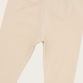 LEGGING BIO COTTON JERSEY LIGHT BEIGE