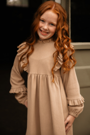 Dress Delphine | Rib Beige