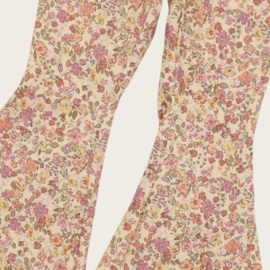 FLAREPANTS MAUVE FLOWERS