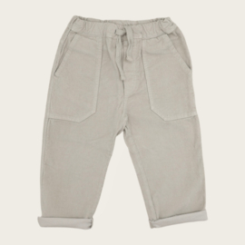 MY LITTLE COZMO | COMFORT CORDUROY PANTS | STONE