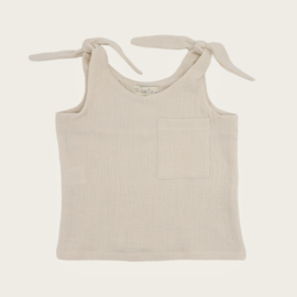 BOW TOP ISLA LINEN COTTON NATURAL