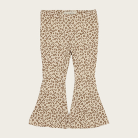 FLAREPANTS LEOPARD BEIGE