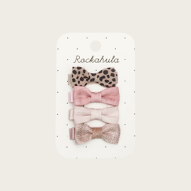 ROCKAHULA | LEOPARD MINI BOW CLIP SET