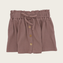 SKIRT IZZY RIB JERSEY OLD MAUVE