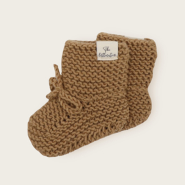 BABYSLOFJES MERINO CAMEL