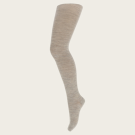 MP DENMARK | WOOL/COTTON TIGHTS | BEIGE MELANGE