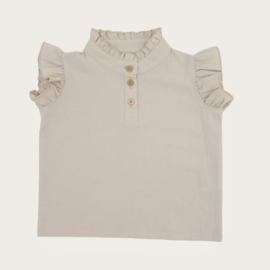 SHIRT MALU WASHED COTTON LIGHT BEIGE (PRE-ORDER)