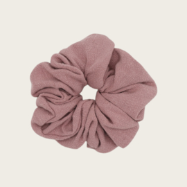 SCRUNCHIE LINEN VINTAGE PINK