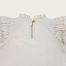 SHIRT ELLIE WASHED COTTON LIGHT BEIGE