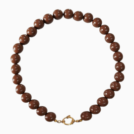 Kralenketting | Brown