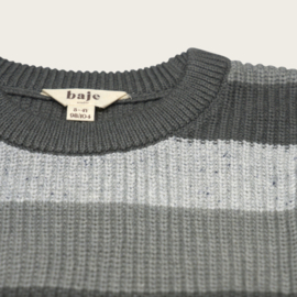 BAJE | SURREY SWEATER | GREYISH BLUE STRIPE