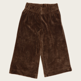 PANTS AVA VELVET BROWN