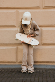 Flarepants Louann | Beige Melange