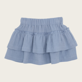 RUFFLE SKIRT ALOHA VINTAGE BLUE