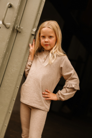 Flarepants Louann | Beige Melange