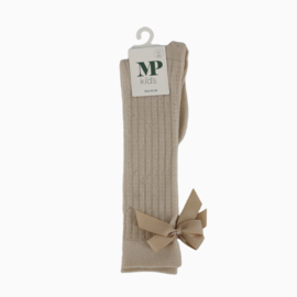 MP Denmark | Vita Knee Socks Bow | Ecru