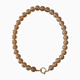 Kralenketting | Glitter Champagne
