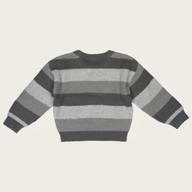 BAJE | SURREY SWEATER | GREYISH BLUE STRIPE