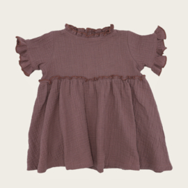 DRESS KIANA MOUSSELINE OLD MAUVE