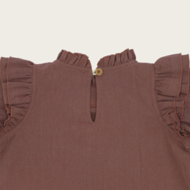 SHIRT ELLIE WASHED COTTON OLD MAUVE